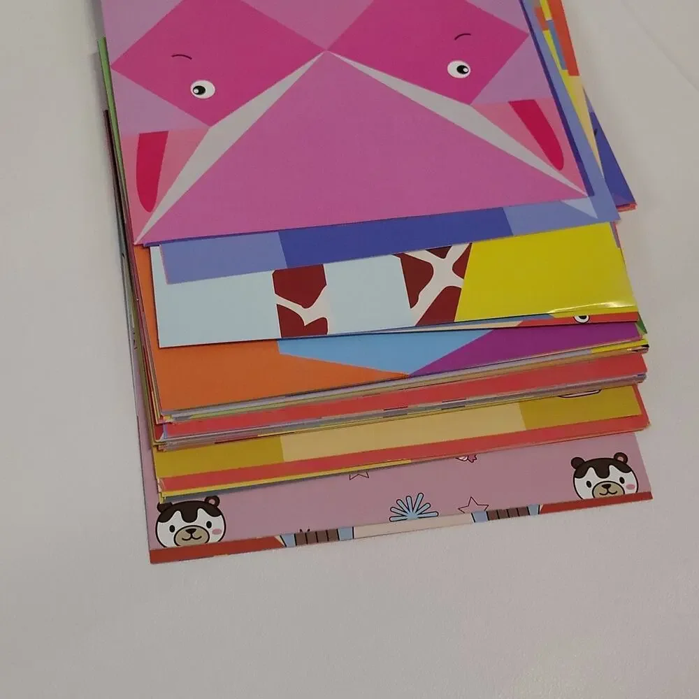 Gamenote HR ZZ54 Origami Kit 108 Sheets 54 Patterns Double Sided Vivid